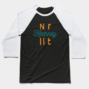 Kearney NE City Typography Baseball T-Shirt